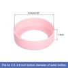 Unique Bargains Silicone Protective Water Bottle Bottom Boot for 65mm 4 Pcs - 2 of 4