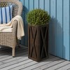 Dovelina 24 - Inch Modern Wooden Rectangular Planter Box,Outdoor Planter for Patio, Deck, Garden, Entryway - 2 of 4