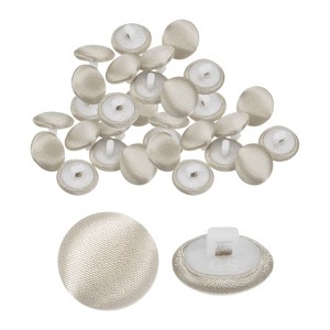 Unique Bargains Bridal Wedding Dress Suit DIY Satin Shiny Sewing Buttons 30 Pcs - 1 of 4