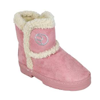 Rampage Girl's Toddler Winter Boots with Faux Fur Lined Shearling Trim Boots for Girls with Fur - Winter Boots for Toddler