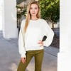 Anna-Kaci Women's Long Sleeve Ribbed Knit Pullover Sweater with Crew Neck - 2 of 4