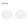 Unique Bargains Resin DIY Craft Flat 4-Hole Sewing Buttons 100 Pcs - 3 of 4