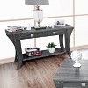 Arcana 2 Drawer Sofa Table Gray - HOMES: Inside + Out - 3 of 3