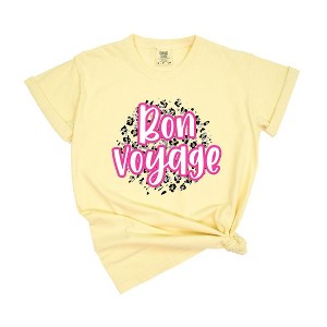 Simply Sage Market Women's Bon Voyage Short Sleeve Garment Dyed Tee - 1 of 3