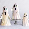 Transpac Dolomite 12.25 in. Off-White Halloween Slim Ghosts Set of 3 - 3 of 4