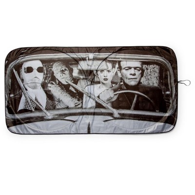 Surreal Entertainment Universal Monsters Sunshade for Car Windshield | 64 x 32 Inches