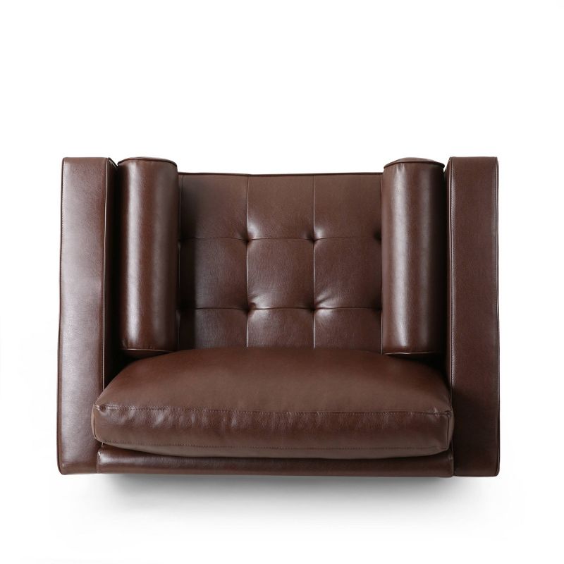 Malinta Contemporary Tufted Club Chair - Christopher Knight Home, 6 of 11
