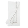Saro Lifestyle Chain of Elegance Embroidered Chain-link Napkin (Set of 4), 20", Gold - 3 of 4