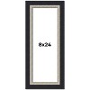 PosterPalooza | Panoramic Embellished Black Picture Frame - UV Acrylic, Foam Board Backing, Hanging Hardware - 2 of 4
