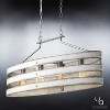 Urban Ambiance Luxury Modern Farmhouse Chandelier,  17"H x 38-1/2"W,  Galvanized Steel Finish, UHP2477 - 4 of 4