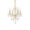 Elegant Lighting Princeton 4 - Light Pendant in  Gold - 2 of 3