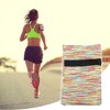 Unique Bargains Universal ArmBand Case Cell Phone Holder Black Purple Multicolor 5.91''x3.94'' 3 Pcs - 2 of 4