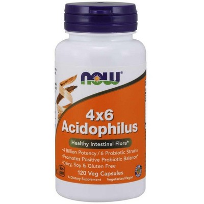 Acidophilus 4x6 by Now Foods  -  120 Capsule