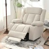 KTMBDW Power Lift Recliner Chair with Extended Footrest for Elderly People, Infinite Position, Cup Holders, Side Pockets - 3 of 4