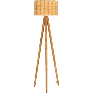 Nalani 62" Floor Lamp - FLL3007 - Natural - Safavieh - 1 of 4