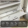 Shoe Cabinet Storage for Entryway, 4-Door Flip-Up Shoe Organizer with Drawers & Adjustable Shelves, Freestanding Shoe Storage Cabinet for Living Room - 3 of 4