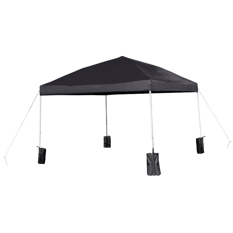 Flash Furniture 10'x10' Pop Up Event Straight Leg Canopy Tent with Sandbags and Wheeled Case, 1 of 12