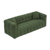 CAVINAS Teddy Fleece Loveseat Sofa with 2 Throw Pillows, Vintage Sofa Couch with Sturdy Hardware Foot Support for Living Room, Bedroom - 4 of 4