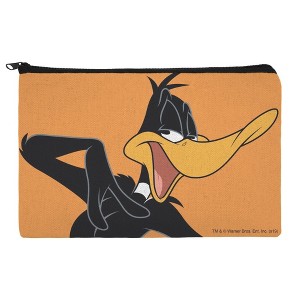 Looney Tunes Daffy Duck Makeup Cosmetic Bag Organizer Pouch - 1 of 4