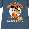 - Paw Patrol - Broom Hair Don't Care Graphic Short Sleeve Fleece Dress - 2 of 4