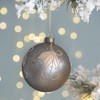 Whisen D3.9" Christmas Ball Ornaments, Glass Decorative Hanging Ball Christmas Tree Ornaments, Set of 6 - 3 of 4