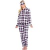 Women's Three-Piece Pajama Set - White Mark - 2 of 3