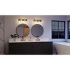 Urban Ambiance Luxury Vintage Bath Light 8.625''H x 21.625''W,  Olde Brass Finish,  Bridgeport Collection, UHP4192 - 2 of 4