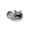 Black Bow Jewelry Sterling Silver Sunglasses Bead Charm - 2 of 4