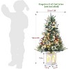 3ft Christmas Tree Artificial Christmas Tree with Vintage Potted Base, Xmas Holiday Decor for Home, Entrances - 2 of 4
