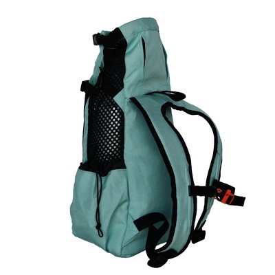 Medium Mint Green Soft Sided Dog Carrier Backpack