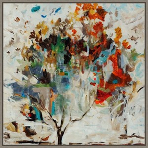 Amanti Art Bird Nest Tree by Jodi Maas Canvas Wall Art Print Framed 22 x 22-in. - 1 of 4