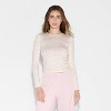 Women's Long Sleeve Printed Crewneck T-Shirt - Wild Fable™ - 2 of 4