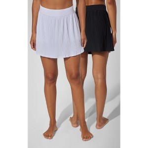 90 Degree By Reflex Womens 2 PK Jersey Charming Pleated Skort - 1 of 4