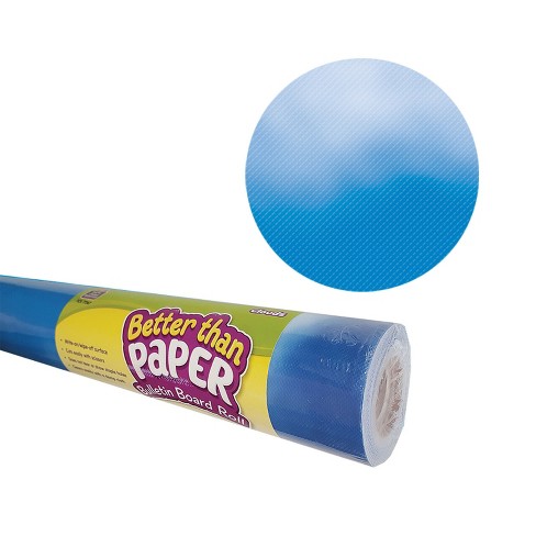 Teacher Created Resources Better Than Paper Bulletin Board Roll, 4' X 12',  Calming Blue, 4 Rolls : Target