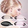 Unique Bargains Women's Hair Accessories Interlocking Ponytail Banana Clip - 3 of 4