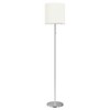 60.25" Sendo Floor Lamp Aluminum - Eglo: Contemporary Cream Shade, ETL Listed, Pull Chain - 2 of 4