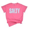 Simply Sage Market Salty Block Distressed Garment Dyed Tee - 2 of 4