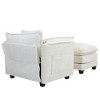 Ridstar Accent Chair and Armchairs with Wider Seat For Living Room & Bedroom-Beige - 2 of 4