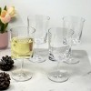 ChicFurnit Drinkware Oval Halo Plastic Wine Glasses Unbreakable Tritan Design for Modern Entertaining, Clear, 3.35"*3.35"*6.9" - 2 of 4