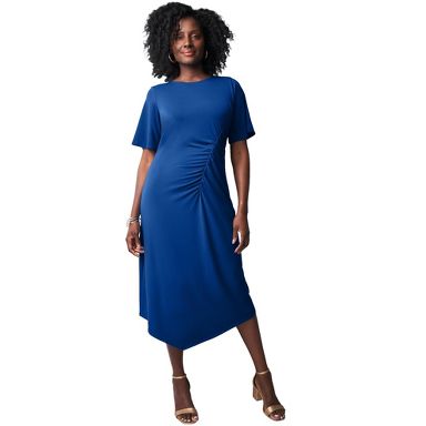 knee length dresses for ladies Delphine Midi Sleeveless Dress-Sapphire Blue main image 1