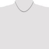 Black Bow Jewelry 2.75mm Sterling Silver, Diamond Cut Rope Chain Necklace - 2 of 4