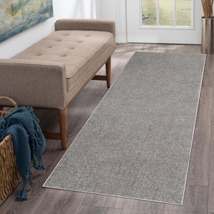 Washable Area Rugs, Modern Woven Office Floor Carpet Contemporary Rug, Living Room Rug, Soft Surface, Durable Edge, Non-Slip Backing - 1 of 4