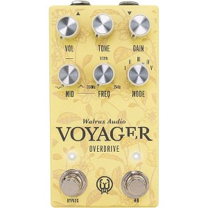 Walrus Audio Voyager Pre-Amp/Overdrive MKII Effects Pedal Floral Series 2024 Yellow - 1 of 4