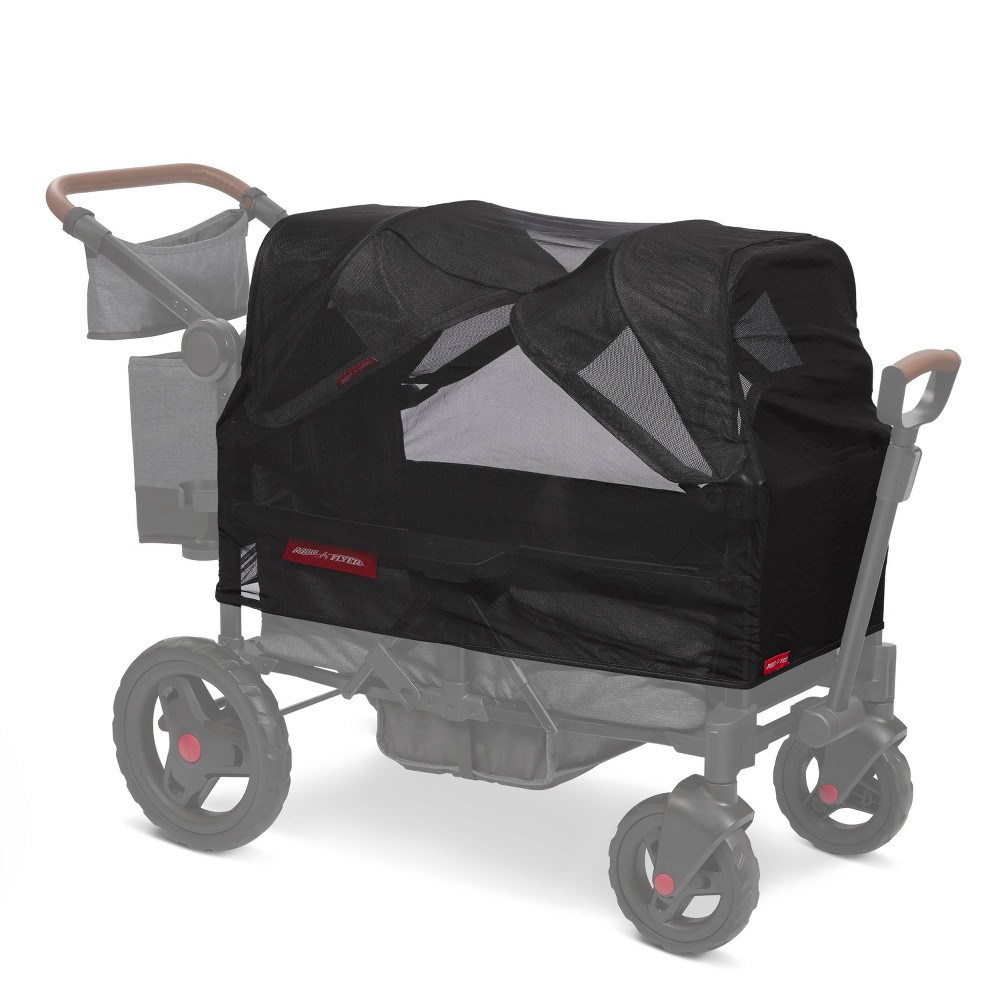 Photos - Pushchair Accessories Radio Flyer Voya Mosquito Mesh with Bag - Black 