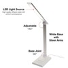 Excello Global Products Wellness Series 5-Touch Adjustable LED Desk Lamp with Wireless Phone Charging Base, 16", White - 3 of 4