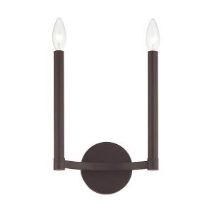 Livex Lighting Alpine 2 - Light Wall Light in  Bronze - 1 of 4
