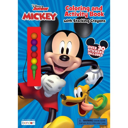 Crayons Included! Mickey & Mini Mouse Coloring Book Kids Disney