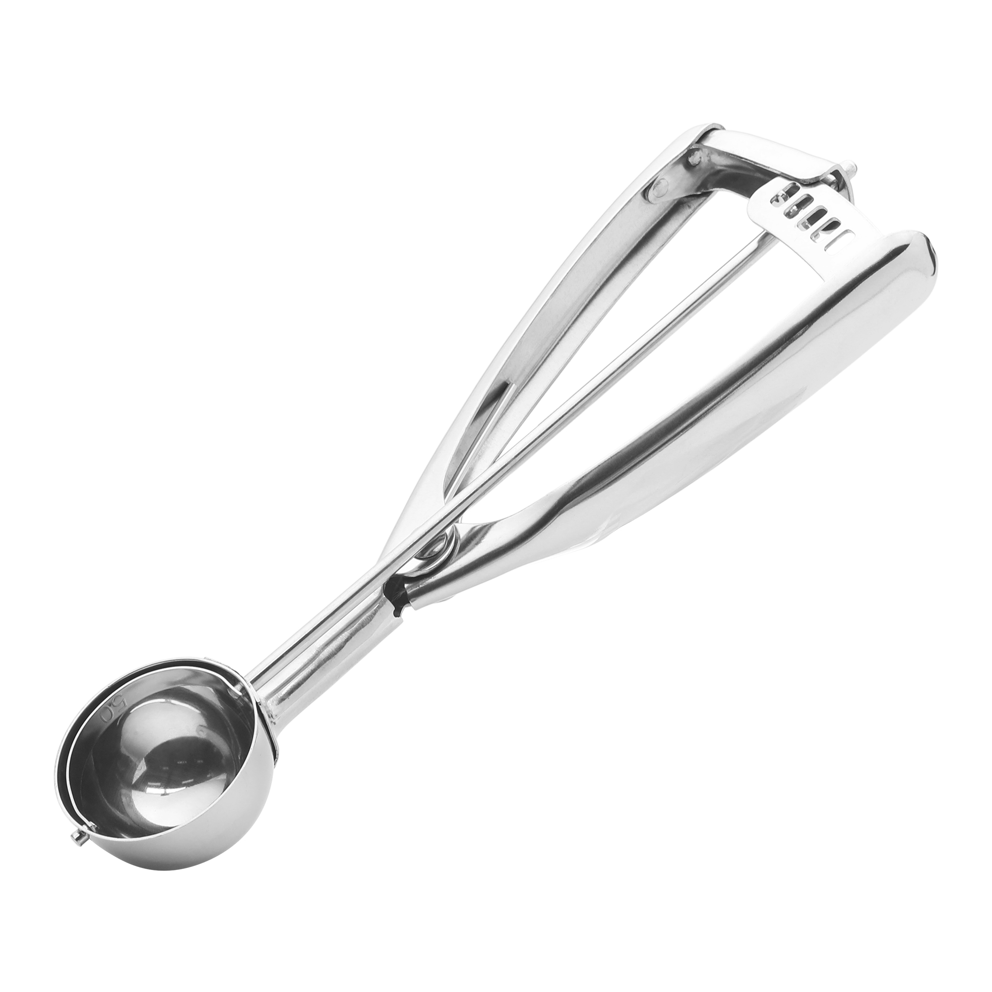 REGALWOVEN Stainless Steel Ergonomic Handle, Easy Release, Easy Clean Ice Cream Scooper for Sorbet 1Pcs 8.1*1.6inch