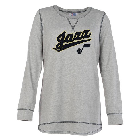 Utah jazz long clearance sleeve shirt