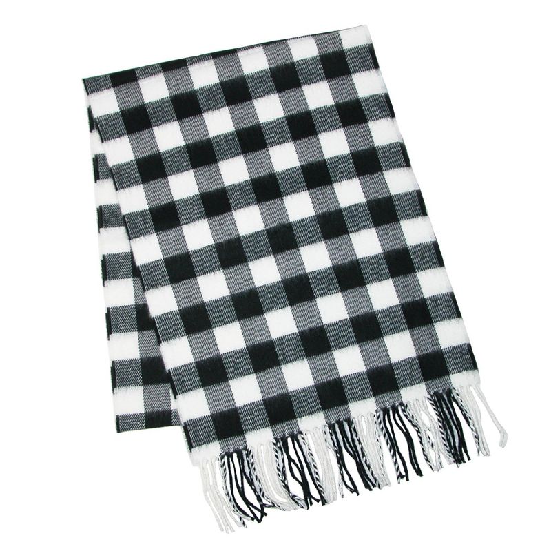 David & Young Softer Than Cashmere Buffalo Plaid Winter Scarf, 2 of 4